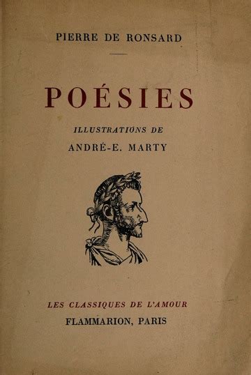 Poésies Choisies Ronsard Pierre De 1524 1585 Free Download