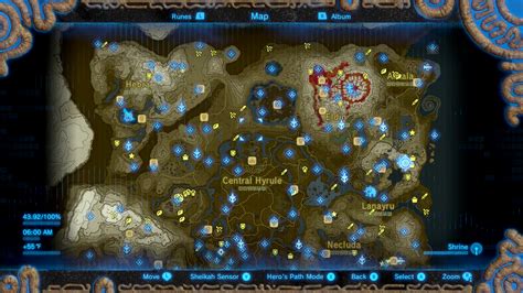 Zelda Breath Of The Wilde Interactive Map Dasthacker