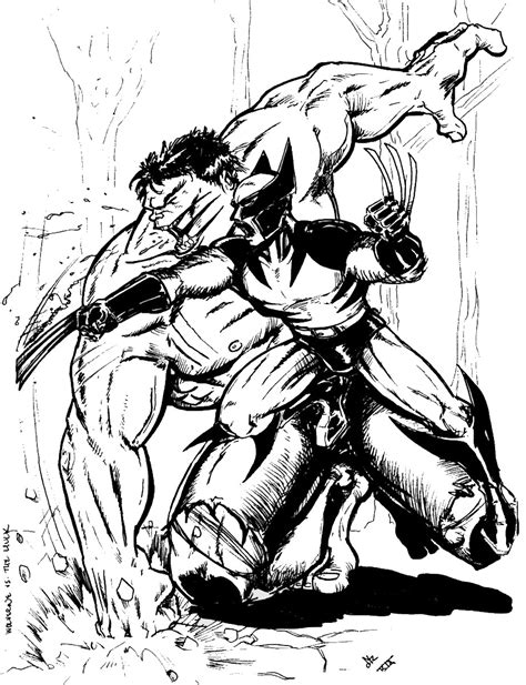 And you can freely use images for your personal blog! Wolverine and the X-Men Coloring Pages