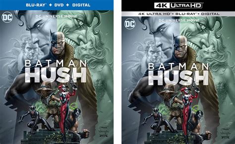 An adaptation of the batman: Batman: Hush Release Date & Artwork on Blu-ray & 4k Blu ...