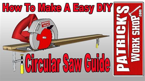 How To Make A Easy Diy Circular Saw Guide Diypzy