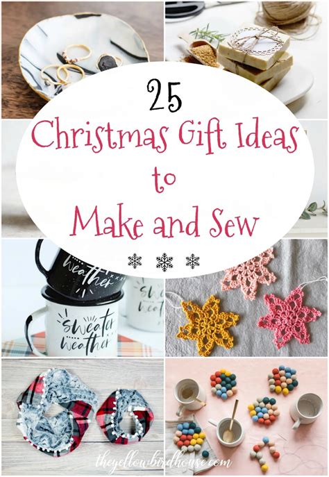 25 Christmas Gift Ideas to Make and Sew  The Yellow Birdhouse