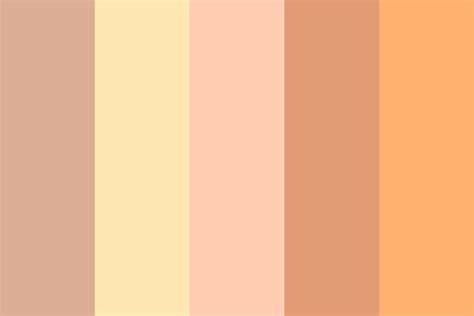 Apricot Princess Color Palette