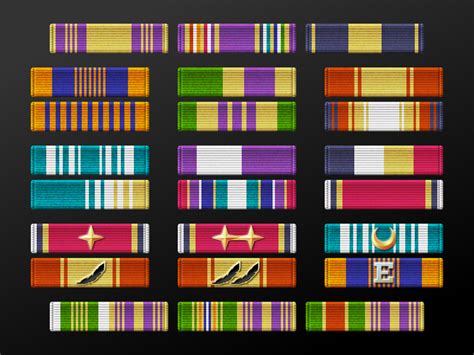 Fictional Military Ribbons Military Ribbons Military Ribbon