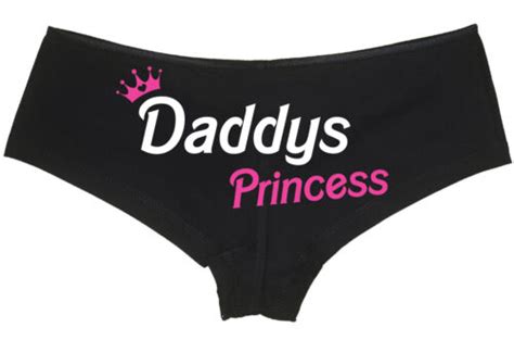 Daddys Princess Knickers Cute Sexy Naughty Ladies Underwear Womens Panties Ebay