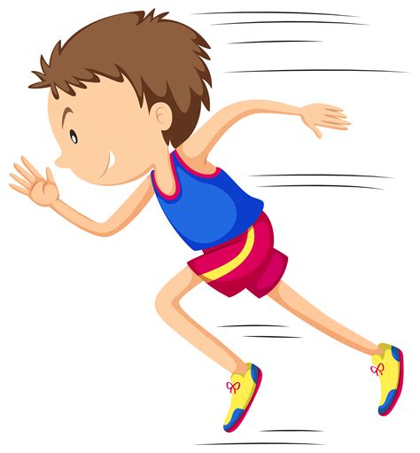 Movement Clipart Running Man Girl Running Fast Clipart Transparent