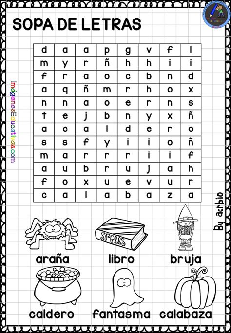 Sopas De Letras Con Soluciones Imagenes Educativas