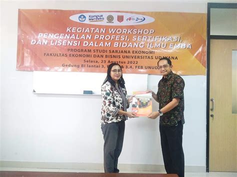 Prodi Sarjana Ekonomi Gelar Workshop Pengenalan Profesi Diari Bali