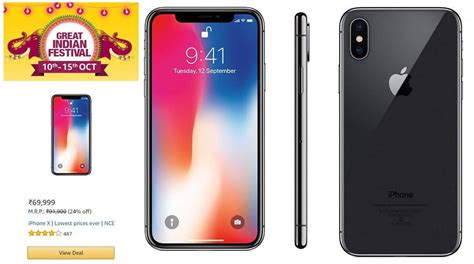 Now with prices from india! Amazon Great Indian Festival Sale: Apple iPhone X at ...