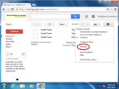 How To Enable Imap In Gmail Almost Painless Computing
