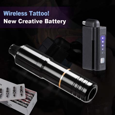 Solong Tattoo Pen Kit Rotary Tattoo Gun Machine With Wireless Tattoo