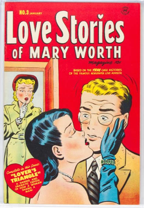 love stories of mary worth 3 jan 1950 harvey romance comics comic covers love story