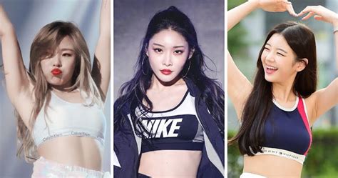 8 Female Idols Who Turned Sports Bras Into A Fashion Statement Koreaboo