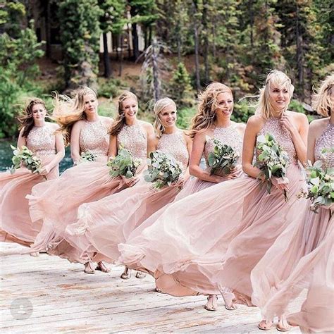 57 Pink Bridesmaid Dresses Different Shades Of Pink Bridesmaid Dresses