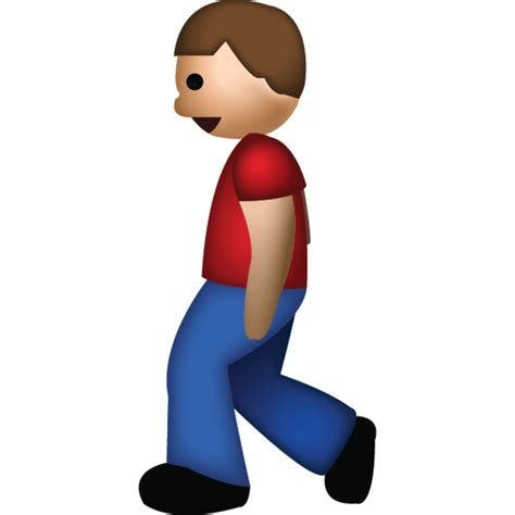 Download Man Walking Emoji Emoji Island