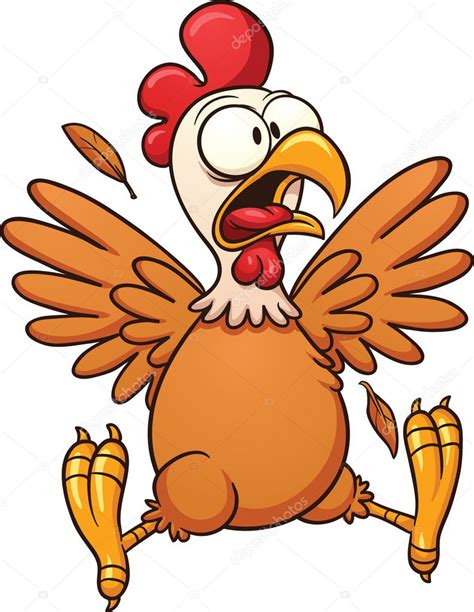 Cartoon Chicken — Stock Vector © Memoangeles 15554125