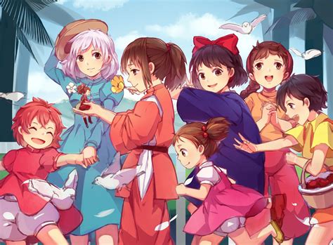 Studio Ghibli Girl Characters