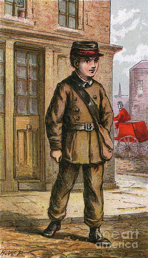 The Telegraph Boy Drawing By Mary Evans Picture Library Fine Art America