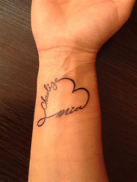Check spelling or type a new query. Infinity Heart with my two daughters names... | Tattoos ...
