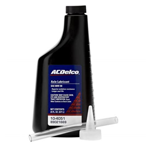Acdelco 10 4051 Gm Original Equipment Gl 5 80w 90 Axle Gear Oil 23 Oz