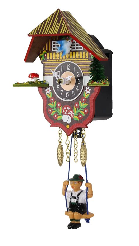 Engstler Cuckoo Clock The Swinging Bavarian 5 Inches Miniature