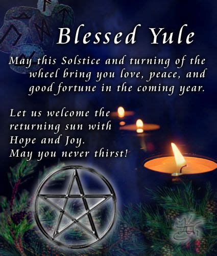 Yule Blessings Quote Holidays Christ Earth Paganism