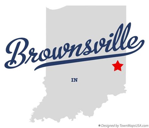 Map Of Brownsville In Indiana