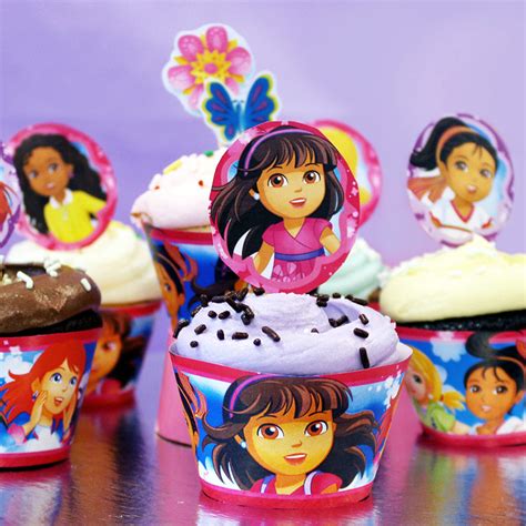 Dora And Friends Birthday Party Cupcake Wrappers Nickelodeon Parents