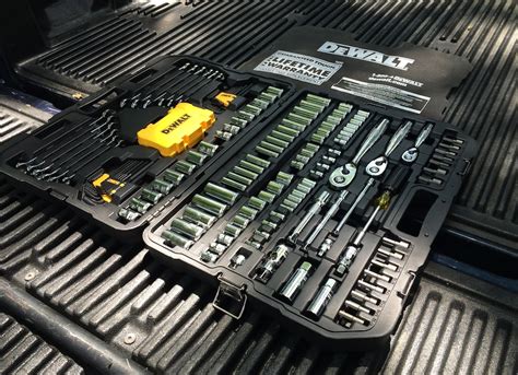 With the best mechanics tool set, you can cut the time you would spend getting frustrated about a bolt that is hard to reach by half. DEWALT Mechanics Tool Sets - Shiny Wrenches Without The ...