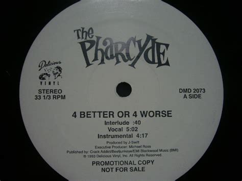 The Pharcyde 4 Better Or 4 Worse Source Records ソースレコード）