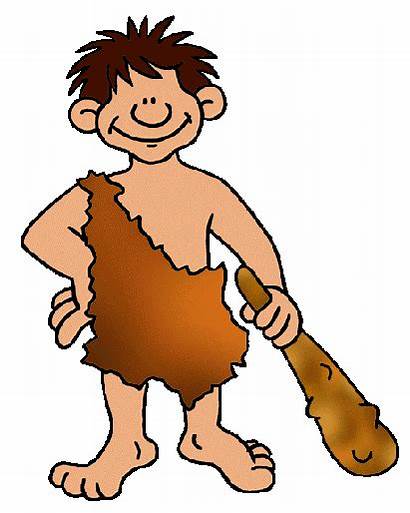 Caveman Humans Early Clipart Clip Human Homo
