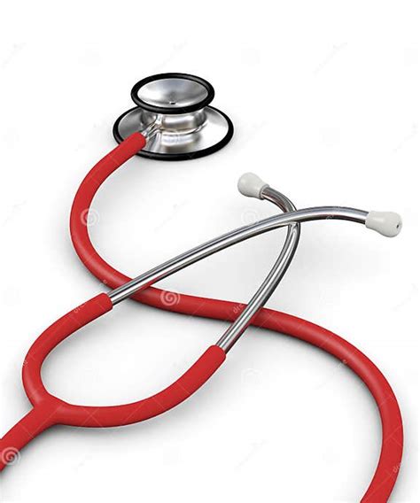 Red Stethoscope Stock Illustration Illustration Of Healthcare 30111636