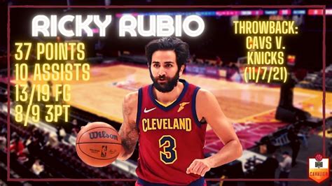 Throwback Ricky Rubio Totals 37 Points 10 Assists 8 9 From 3PT