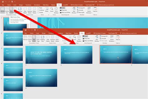 How to Use the Slide Sorter View in PowerPoint