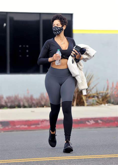Nicole Murphy Sexy Body In Gym Outfit Out In Los Angeles Hot Celebs