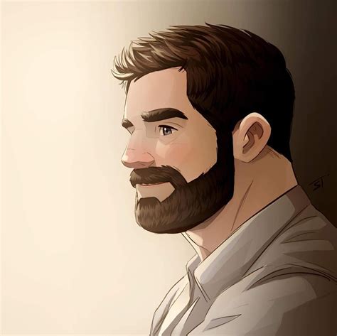 15 Anime Male Beard Character Design Guy Drawing Male Art Reference Beard Art