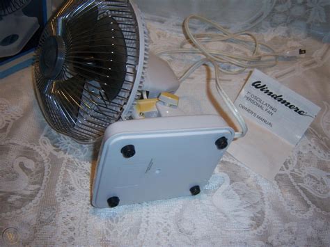 Vintage Windmere 7 Oscillating Electric Fan White 1983107163