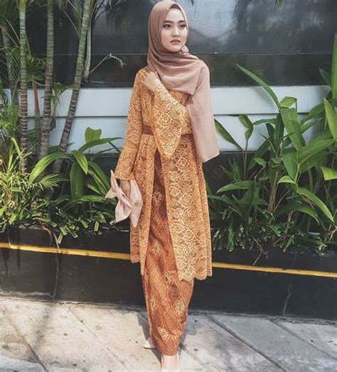 30+ Model Baju Gamis Brokat Kombinasi Batik - Fashion Modern dan