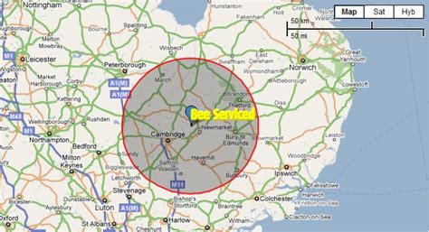 25 Mile Radius From Newmarket