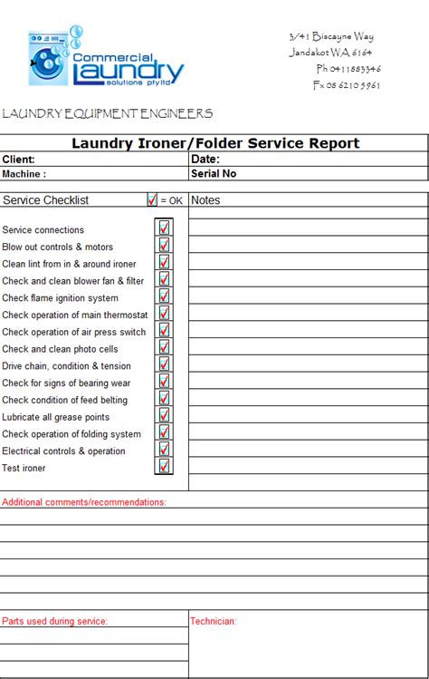 Preventative Maintenance Solutions Commercial Laundry Solutions Pty Ltd