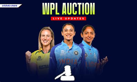 Women S Premier League WPL Auction 2023 Live Updates On Cricketnmore