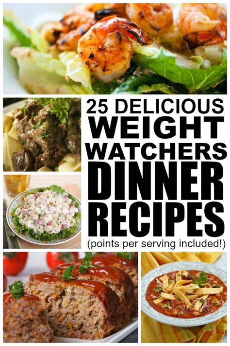 Easy to make, delicious, and include join over 80,000 subscribers. 25 Weight Watchers dinner recipes