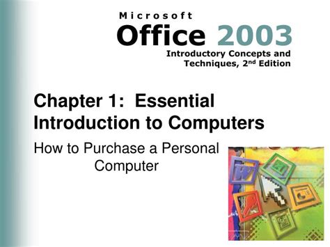 Ppt Chapter 1 Essential Introduction To Computers Powerpoint