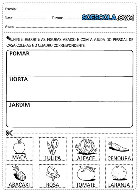 Atividades de ciências 1° ano sobre alimentação saudável ...