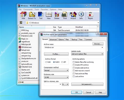 You can start creating (or add to) an archive by dragging and dropping your files into the interface or by browsing through the folder tree side panel (when enabled). WinRAR 5.60 Free Download