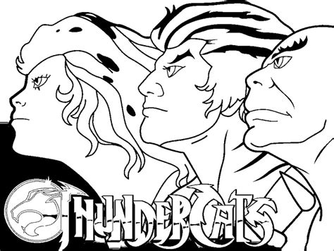 Among us coloring pages are based on the action game of the same name, in which you need to recognize a traitor on a spaceship. Kleurplaat Thundercats : Thundercats 1