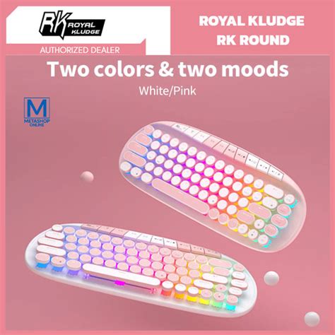 Rk Round Royal Kludge Typewriter Mechanical Keyboard Off