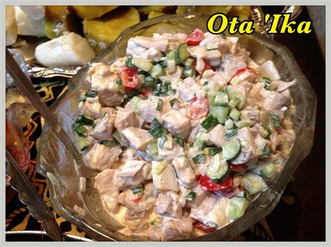 Potato salad worthy of the cookout. 'Ota Ika | Polynesian food, Island food, Food tasting