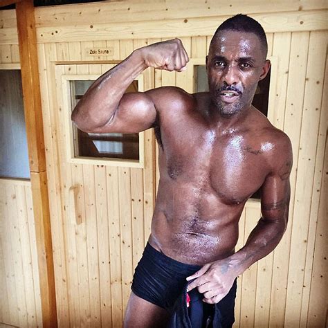 Idris Elba Buffs Up For Sexy Topless Scenes In Upcoming Luther Movie