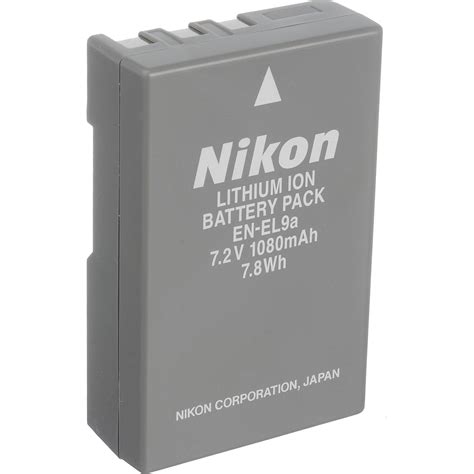 Nikon En El9a Rechargeable Lithium Ion Battery 25377 Bandh Photo